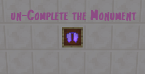 Descargar un-Complete the Monument para Minecraft 1.11.2